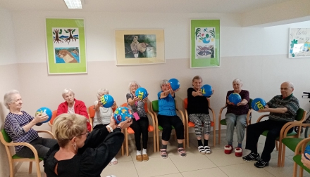 Aktivizační činnosti terapie Domov Alzheimer Most