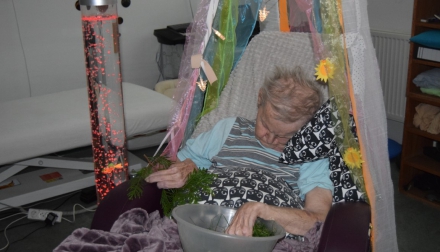 Domov Alzheimer Darkov snoezelen