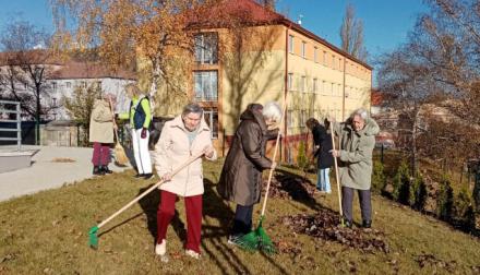 Podzimní úklid Domov Alzheimer