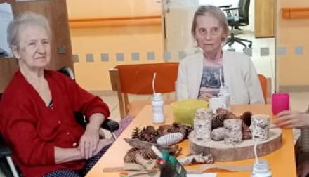 Vánoční výzdoba Domov Alzheimer Most
